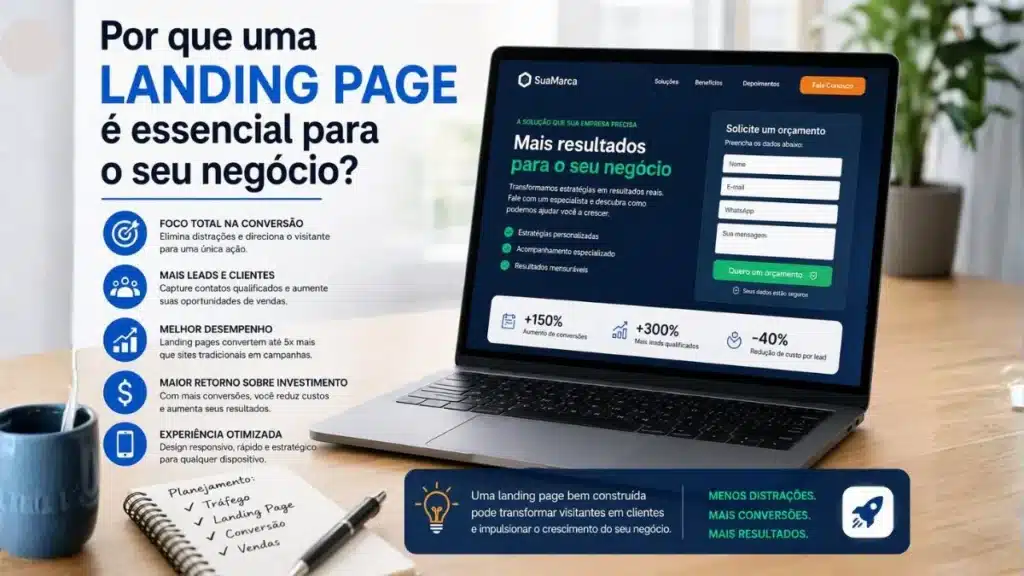Por que uma landing page é essencial para o seu negócio?