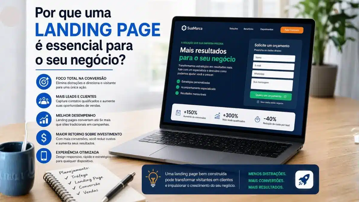 Por que uma landing page é essencial para o seu negócio?