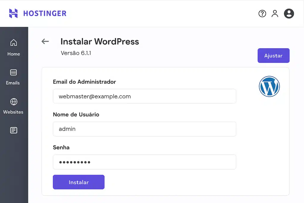 omo criar um blog profissional com WordPress passo a passo