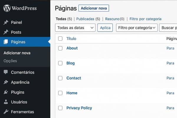 como criar um blog profissional com WordPress passo a passo,