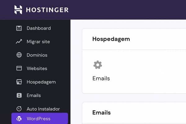 como usar o painel da Hostinger para instalar WordPress