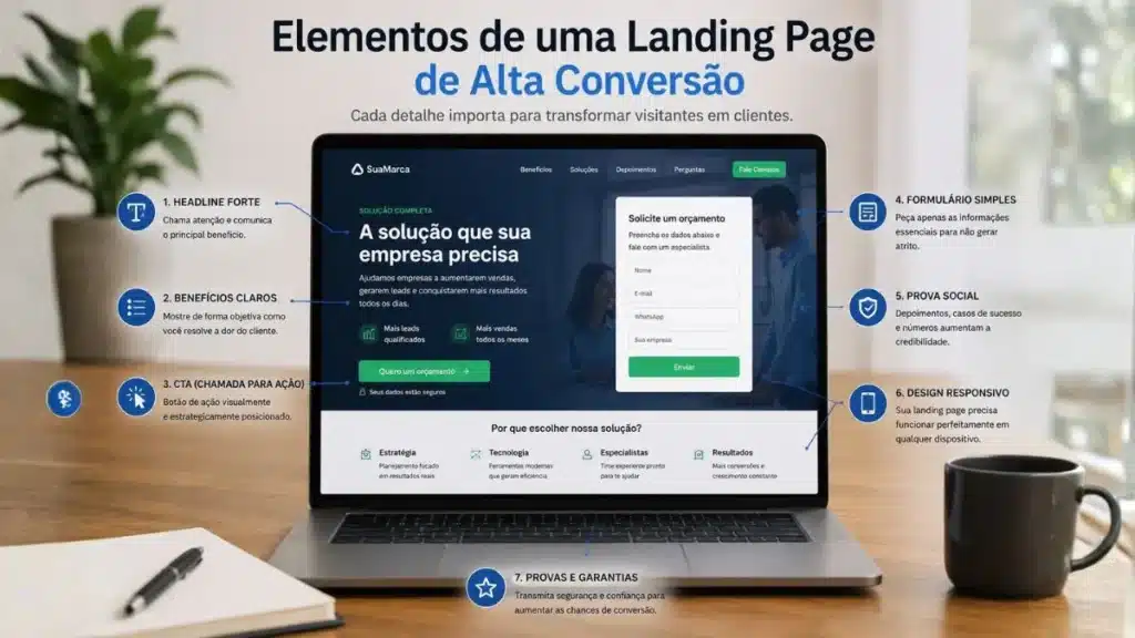 Elementos de uma Landing Page de Alta Conversão