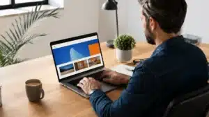 criar site com IA