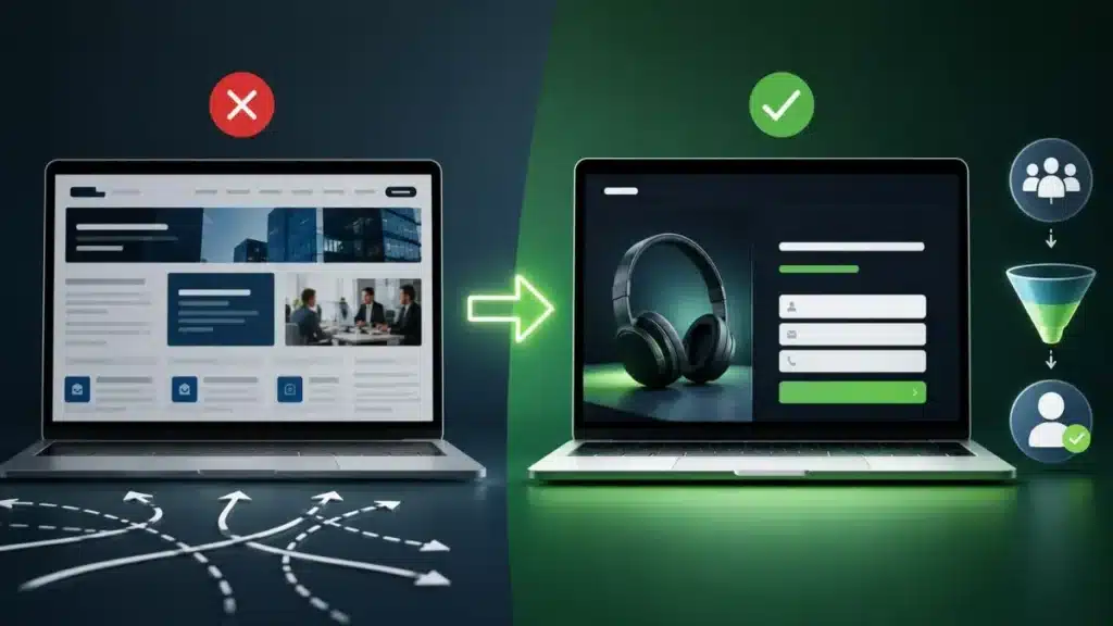 Por que Landing Pages convertem mais que sites comuns